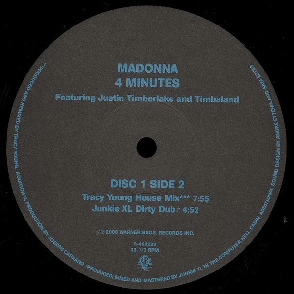 12 inch, Contemporary RB, House, Madonna Featuring Justin Timberlake And Timbaland | Historia Nuestra