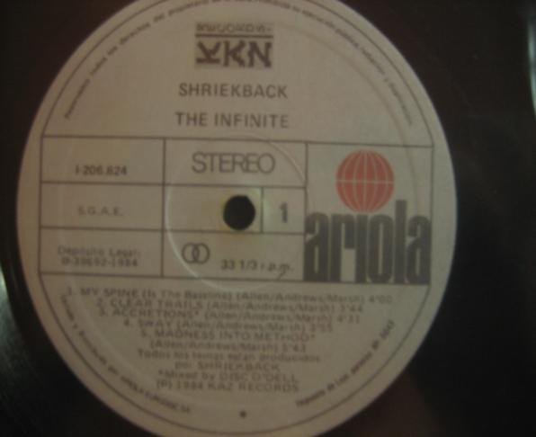 Experimental, LP, New Wave, Shriekback, Synthpop | Historia Nuestra