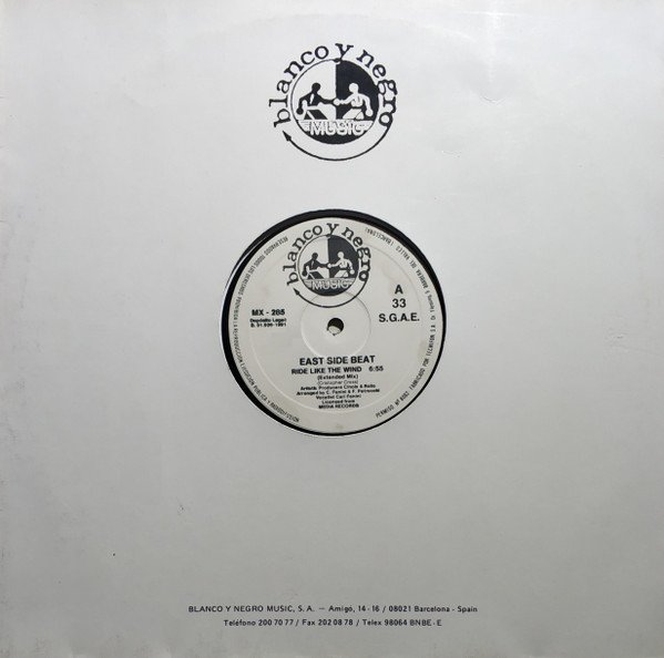 12 inch, East Side Beat, House, Italo House, Italodance | Historia Nuestra