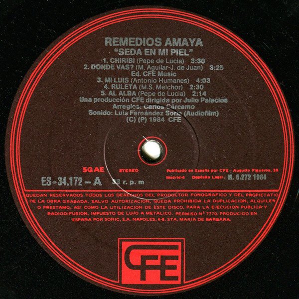 Flamenco, LP, Remedios Amaya | Historia Nuestra