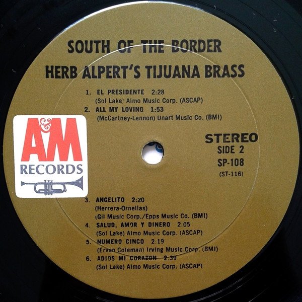 Herb Alpert's Tijuana Brass*, Latin Jazz, LP | Historia Nuestra
