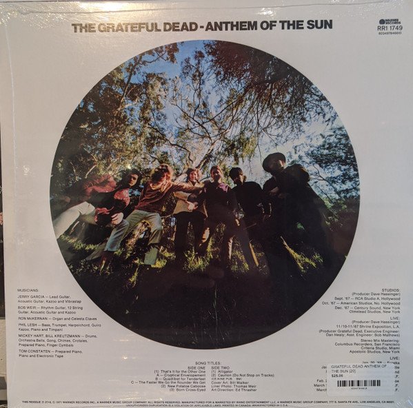 Grateful Dead*, LP, Psychedelic Rock | Historia Nuestra