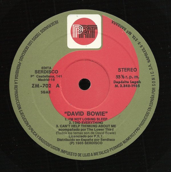 David Bowie, LP | Historia Nuestra