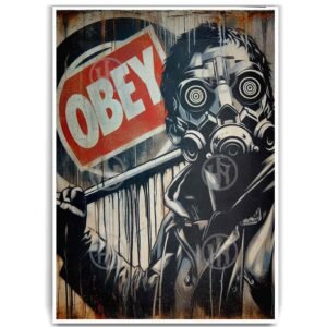 Obey Tatuajes Street Art Poster de Historia Nuestra, Obey-El Póster Personalizado, Historia Nuestra