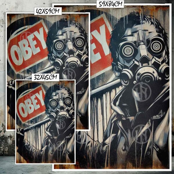 Obey Tatuajes Street Art Poster de Historia Nuestra, Obey-El Póster Personalizado, Historia Nuestra