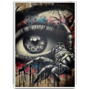 Ojo Tatuajes Estilos Poster de Historia Nuestra, Ojo-El Póster Personalizado, Historia Nuestra