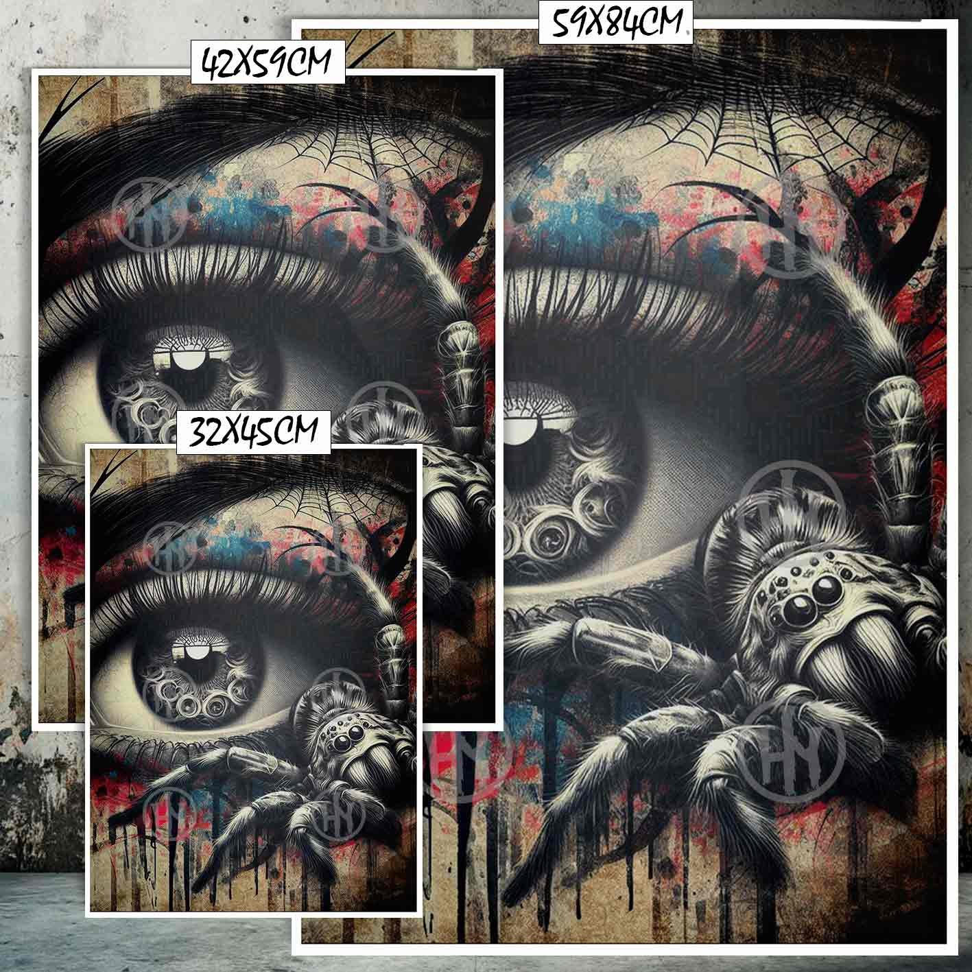 Ojo Tatuajes Estilos Poster de Historia Nuestra, Ojo-El Póster Personalizado, Historia Nuestra