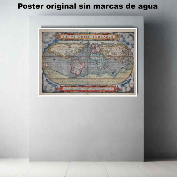 Orbis Terrarum Historia Mapas Antiguos, Orbis Terrarum-El Póster Personalizado, Historia Nuestra
