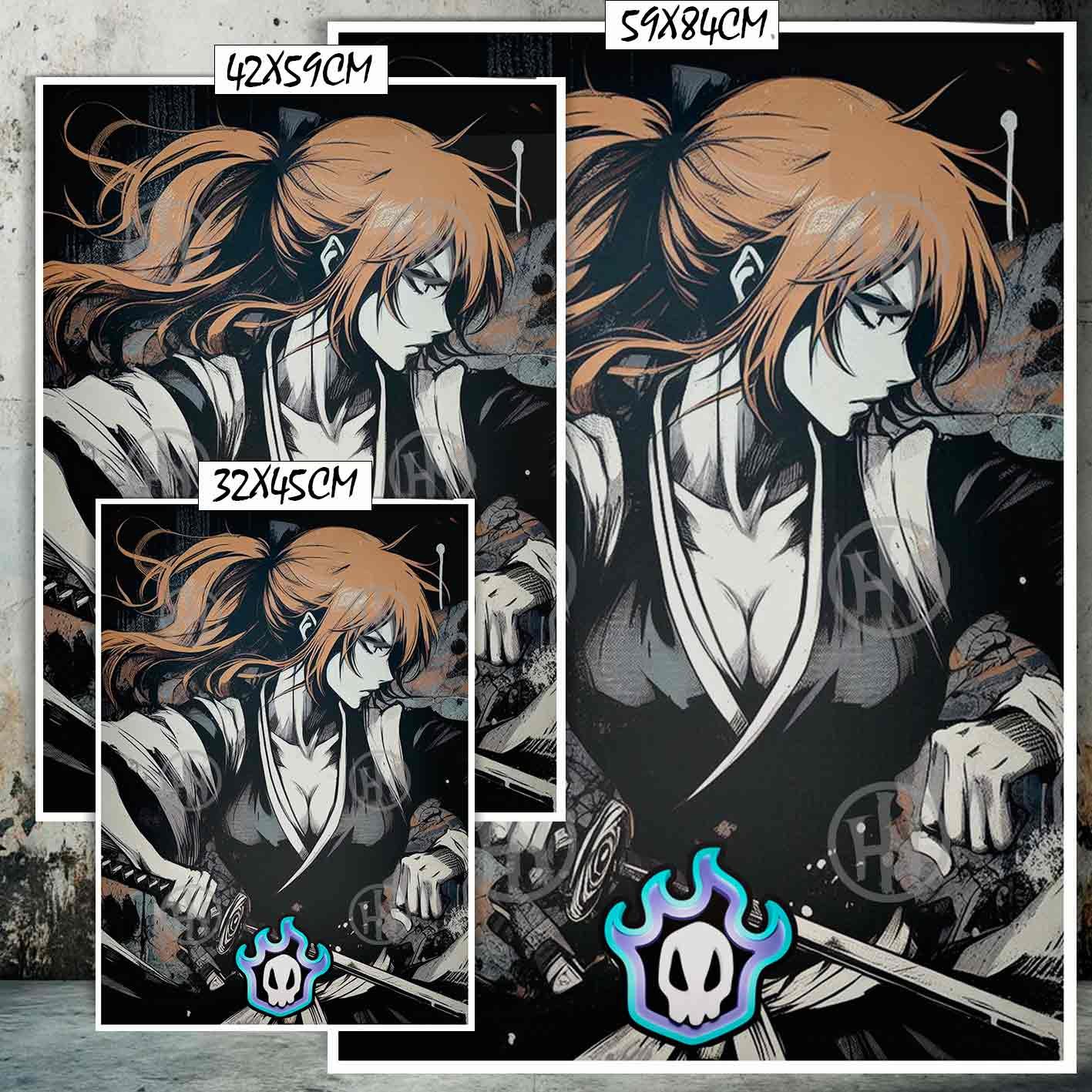 Orihime Inoue Bleach Manga Acción Poster de Historia, Orihime Inoue Bleach-El Póster Personalizado, Historia Nuestra