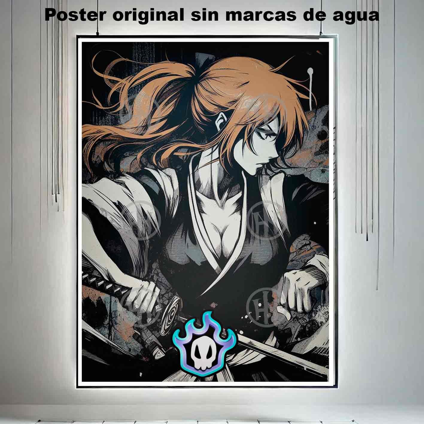 Orihime Inoue Bleach Manga Acción Poster de Historia, Orihime Inoue Bleach-El Póster Personalizado, Historia Nuestra