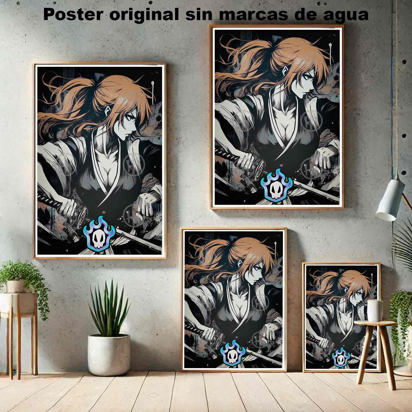 Orihime Inoue Bleach Manga Acción Poster de Historia, Orihime Inoue Bleach-El Póster Personalizado, Historia Nuestra