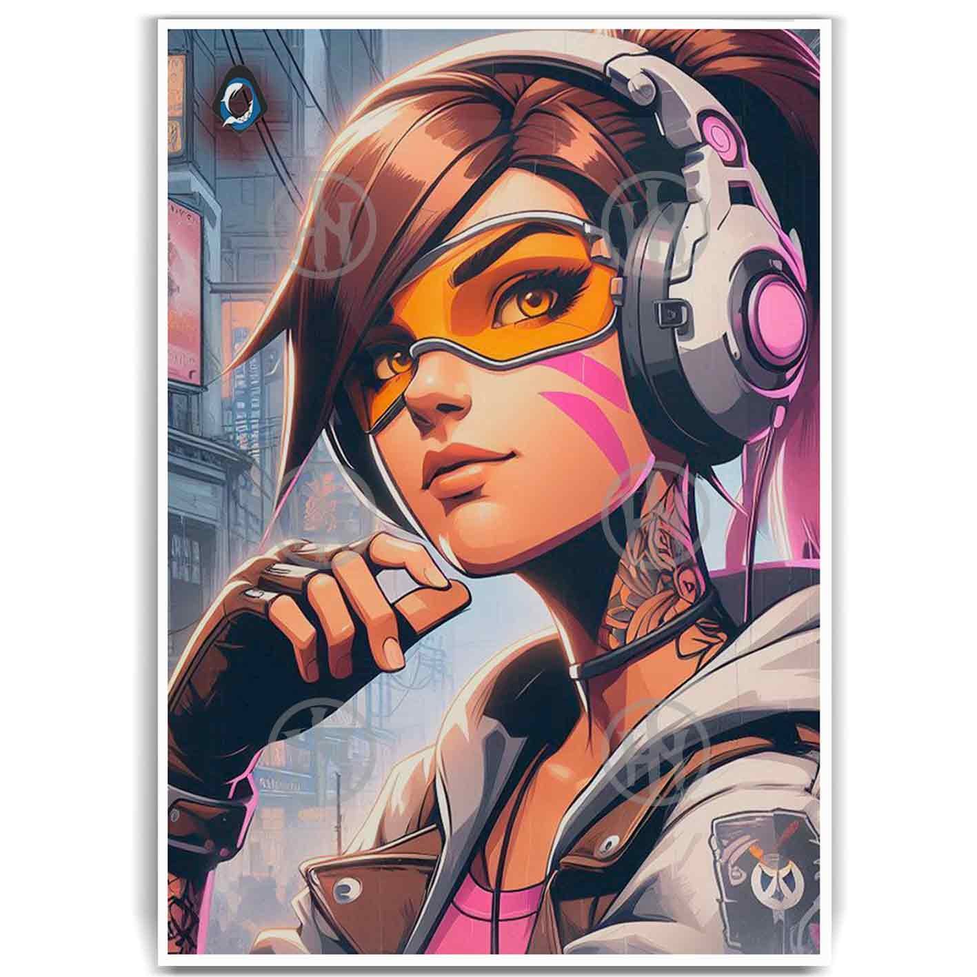 Póster, Poster FPsPosters Historia Nuestra, Póster Overwatch Ana Amari, Póster Videojuegos | Historia Nuestra
