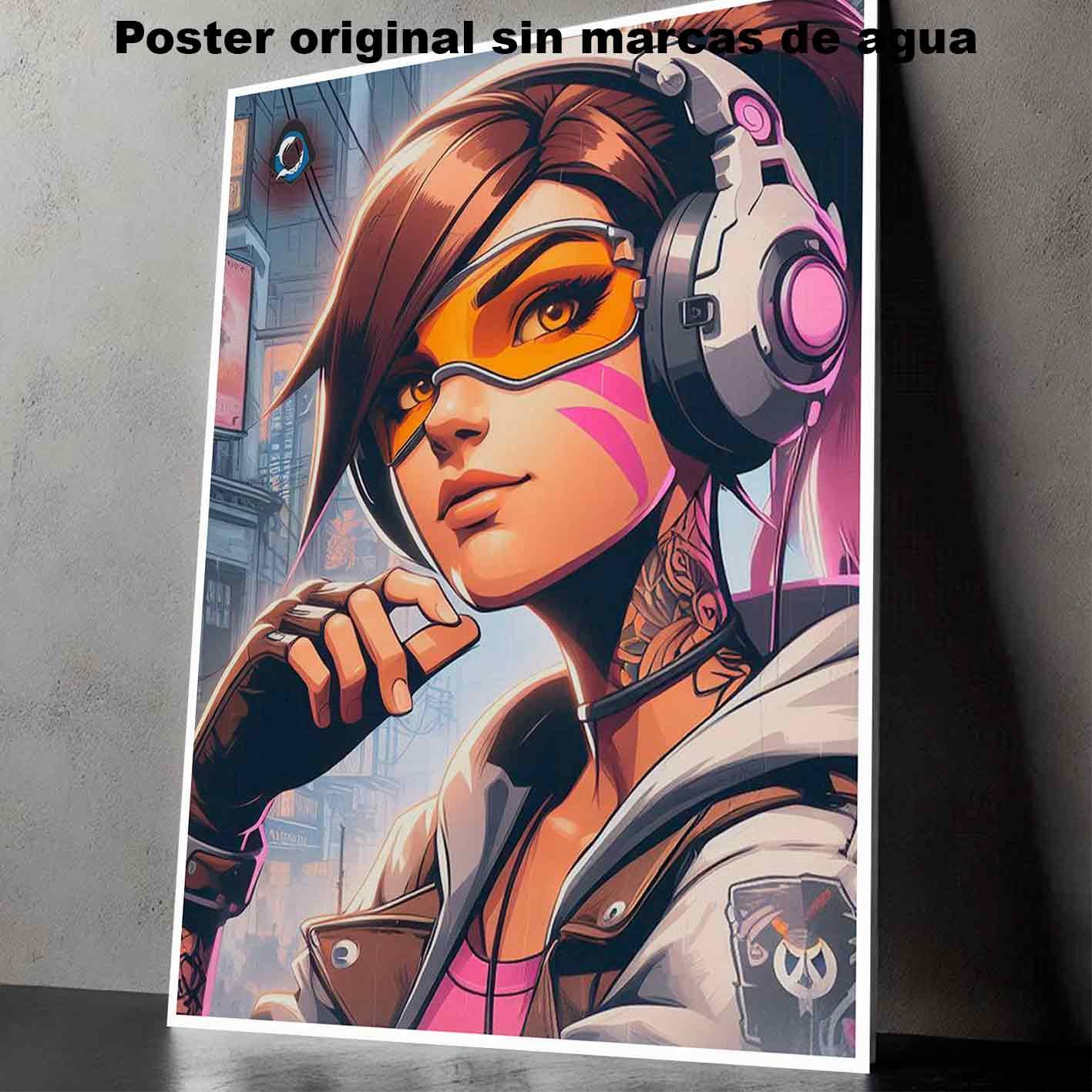 Hanna Poster Castle Rock de Historia Nuestra, Overwatch Ana Amari-El Póster Personalizado, Historia Nuestra