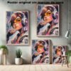 Hanna Poster Castle Rock de Historia Nuestra, Overwatch Ana Amari-El Póster Personalizado, Historia Nuestra