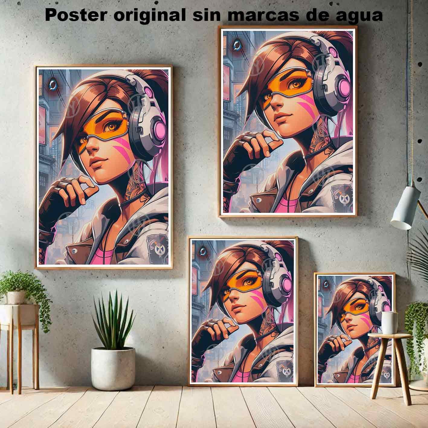 Hanna Poster Castle Rock de Historia Nuestra, Overwatch Ana Amari-El Póster Personalizado, Historia Nuestra