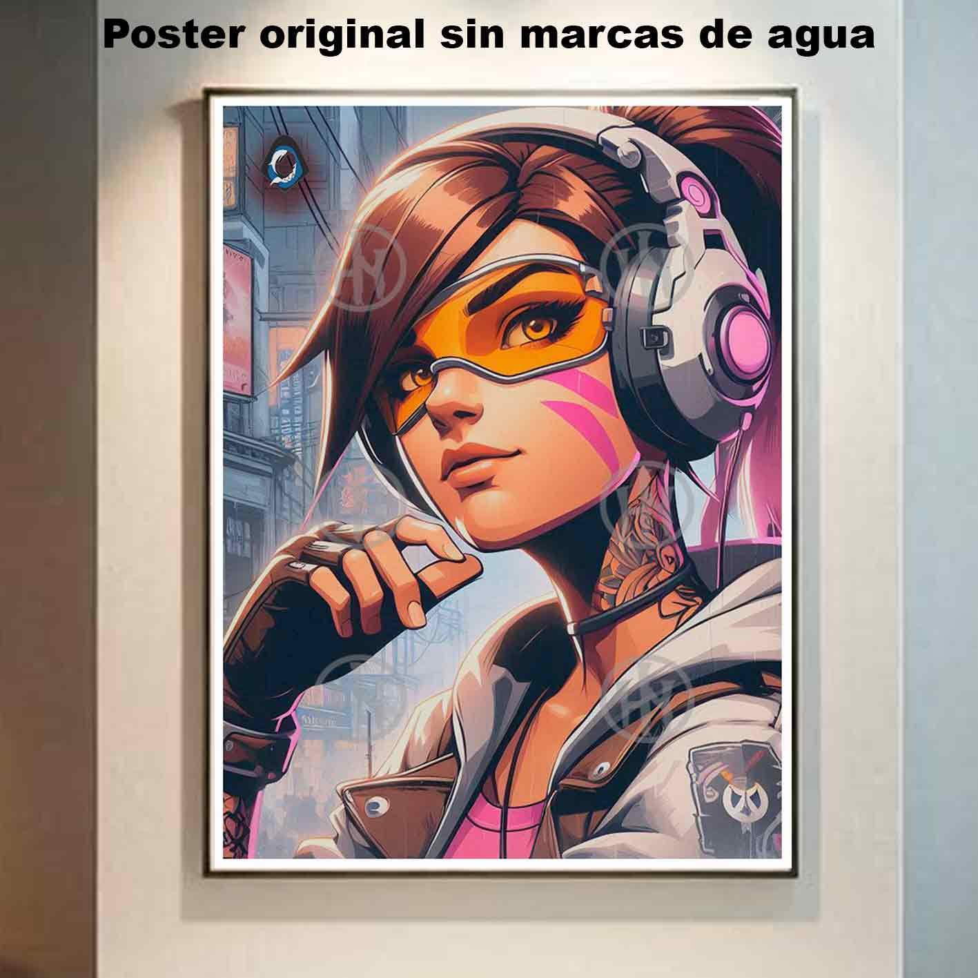 Hanna Poster Castle Rock de Historia Nuestra, Overwatch Ana Amari-El Póster Personalizado, Historia Nuestra
