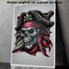 Pirate Tatuajes Estilos Poster de Historia Nuestra, Pirate-El Póster Personalizado, Historia Nuestra