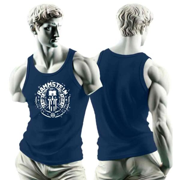 Rammstein Musica Azul Marino, Rammstein Camiseta tirantes unisex, Historia Nuestra