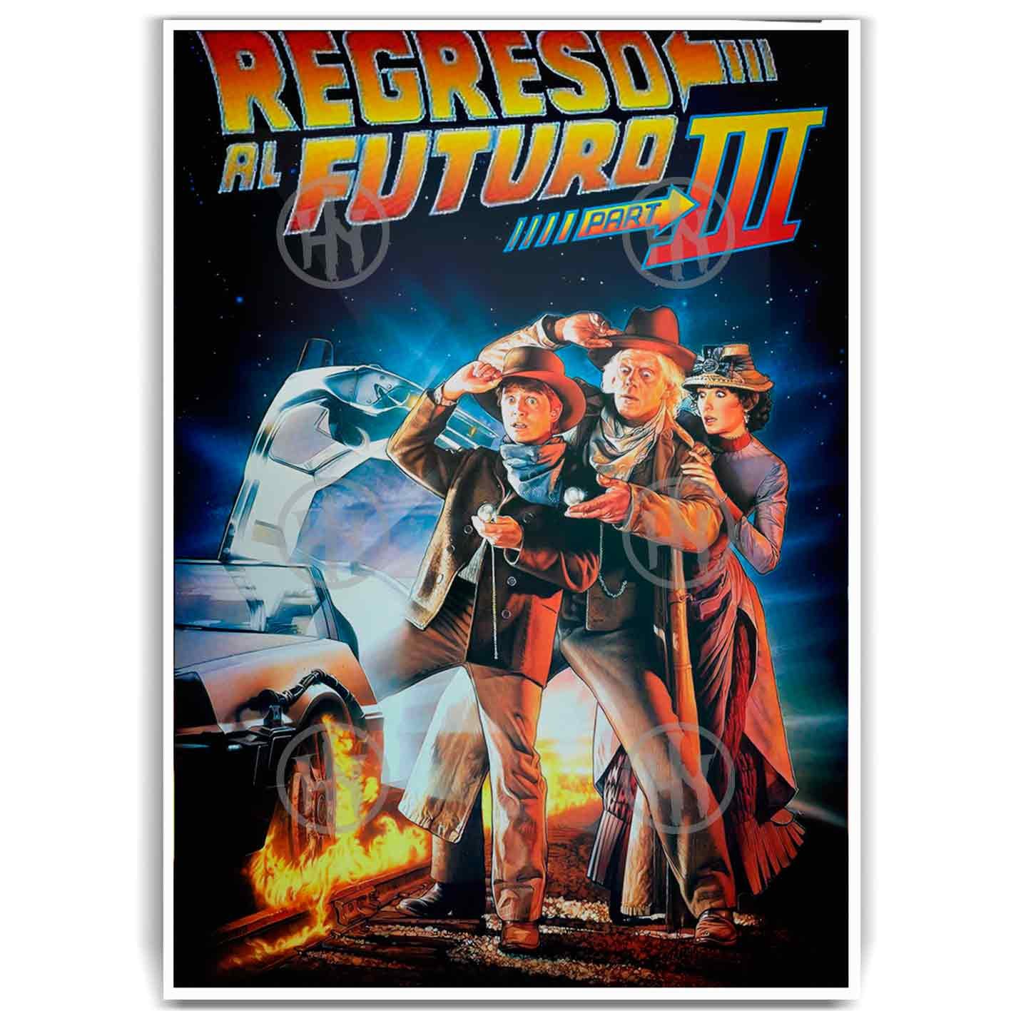 Póster, Poster AventuraPosters Historia Nuestra, Póster Cine, Póster Regresao al Futuro III | Historia Nuestra
