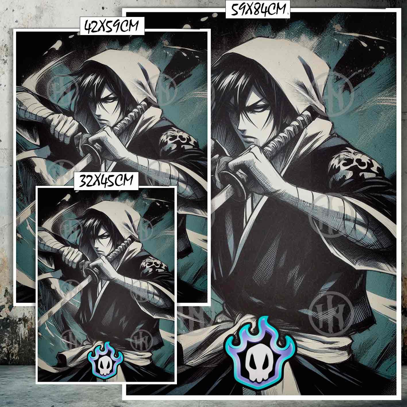 Renji Abarai Bleach Manga Acción Poster de Historia, Renji Abarai Bleach-El Póster Personalizado, Historia Nuestra