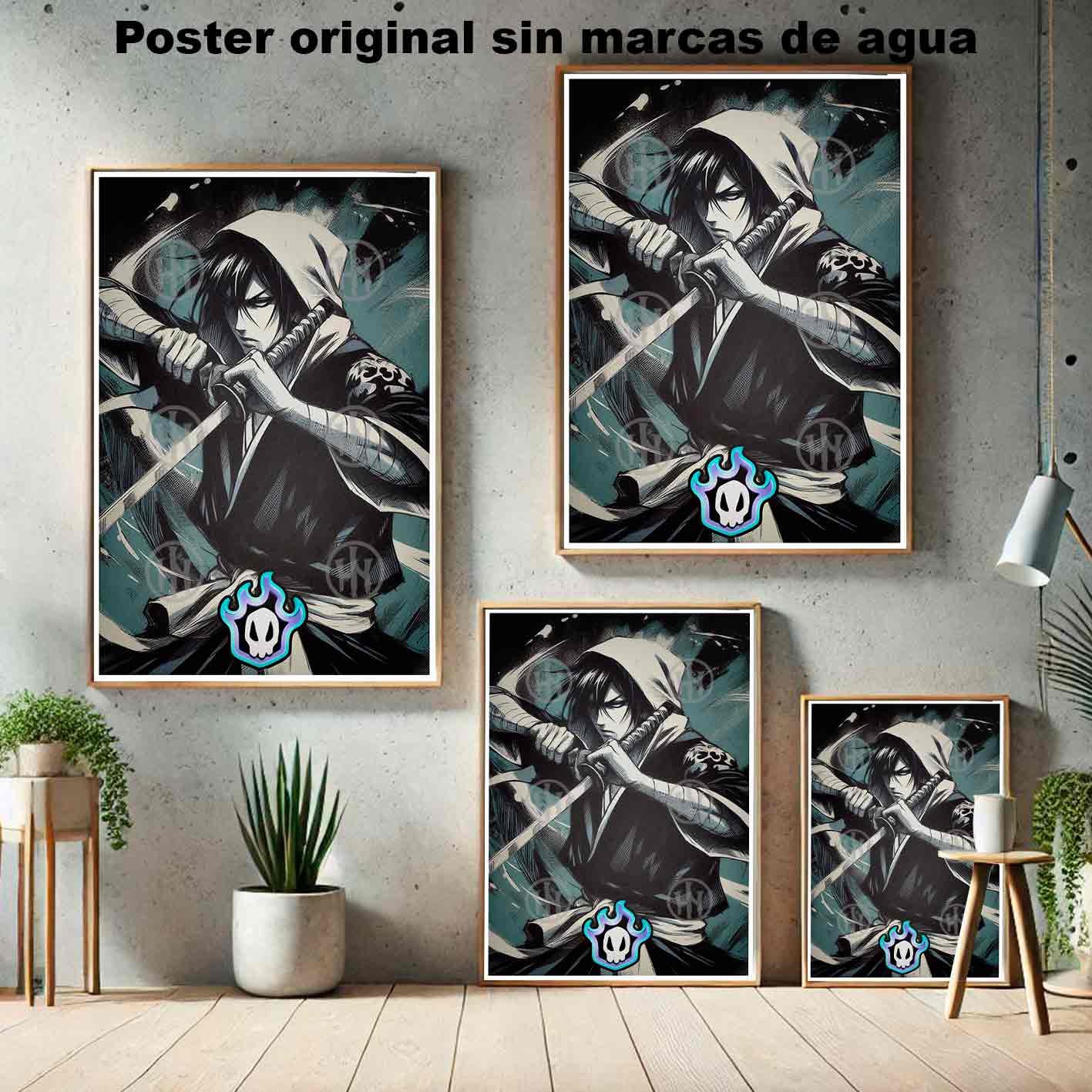 Renji Abarai Bleach Manga Acción Poster de Historia, Renji Abarai Bleach-El Póster Personalizado, Historia Nuestra
