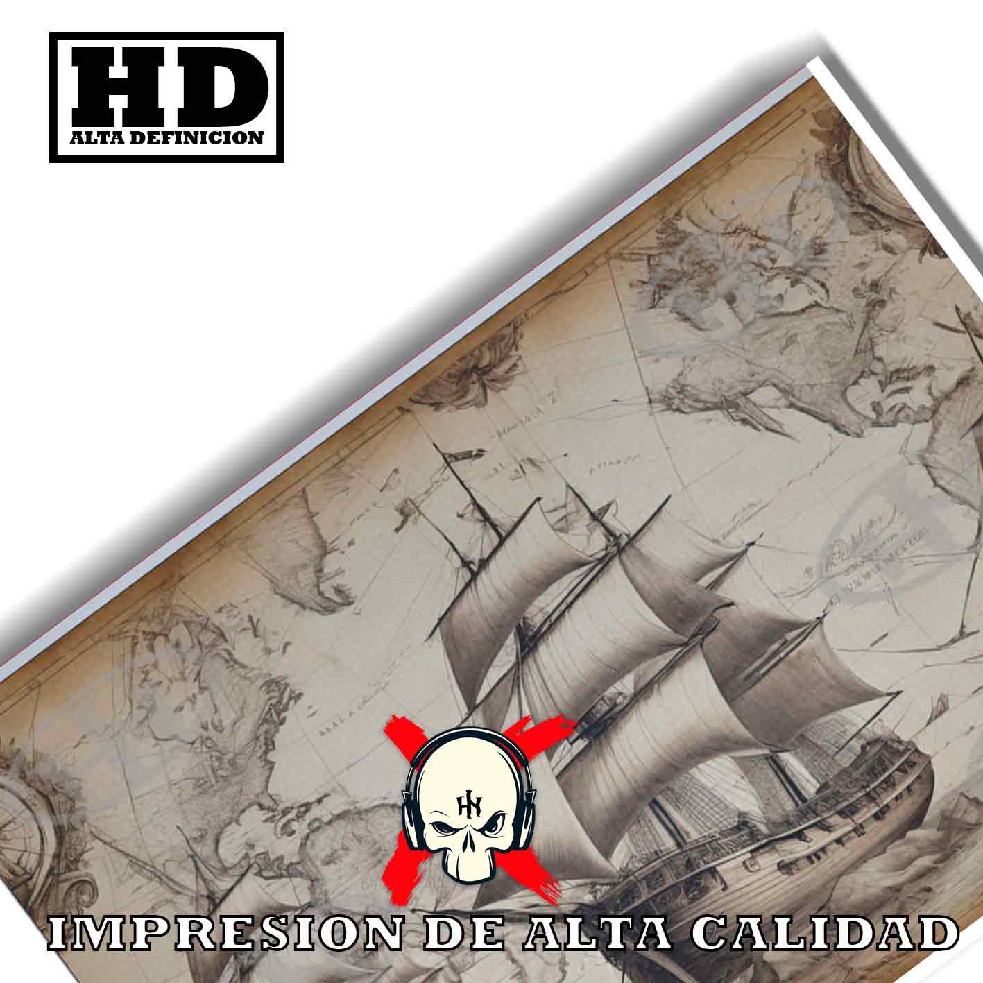 Rutas Maritimas Historia Mapas Antiguos, Rutas Maritimas-El Póster Personalizado, Historia Nuestra