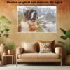 San Bernardo-El Póster Personalizado Para Tu Espacio, Animales, Historia Nuestra San Bernardo Animales Mascotas, San Bernardo-El Póster Personalizado, Historia Nuestra