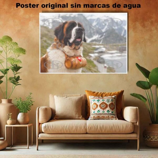 San Bernardo Animales Mascotas, San Bernardo-El Póster Personalizado, Historia Nuestra