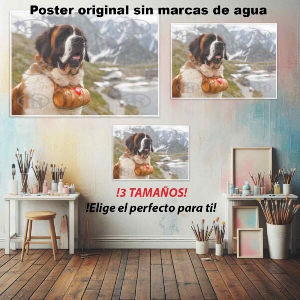 San Bernardo Animales Mascotas, San Bernardo-El Póster Personalizado, Historia Nuestra