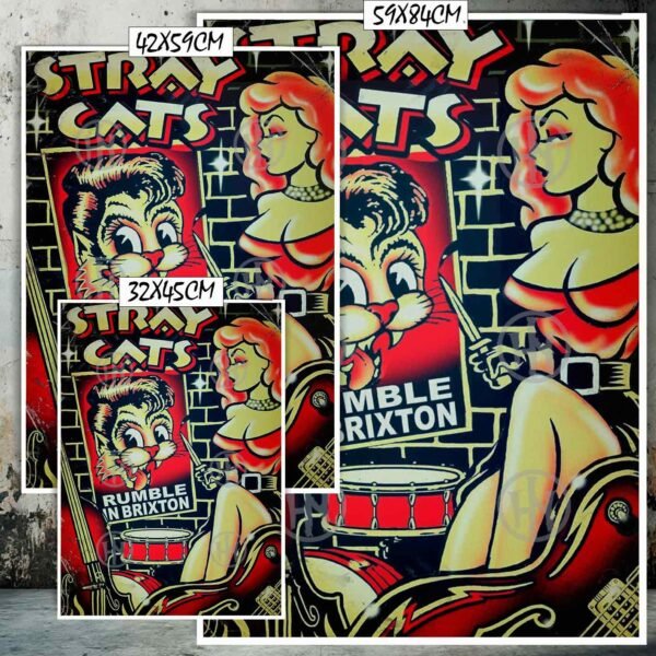 Hanna Poster Castle Rock de Historia Nuestra, Stray Cats-El Póster Personalizado, Historia Nuestra