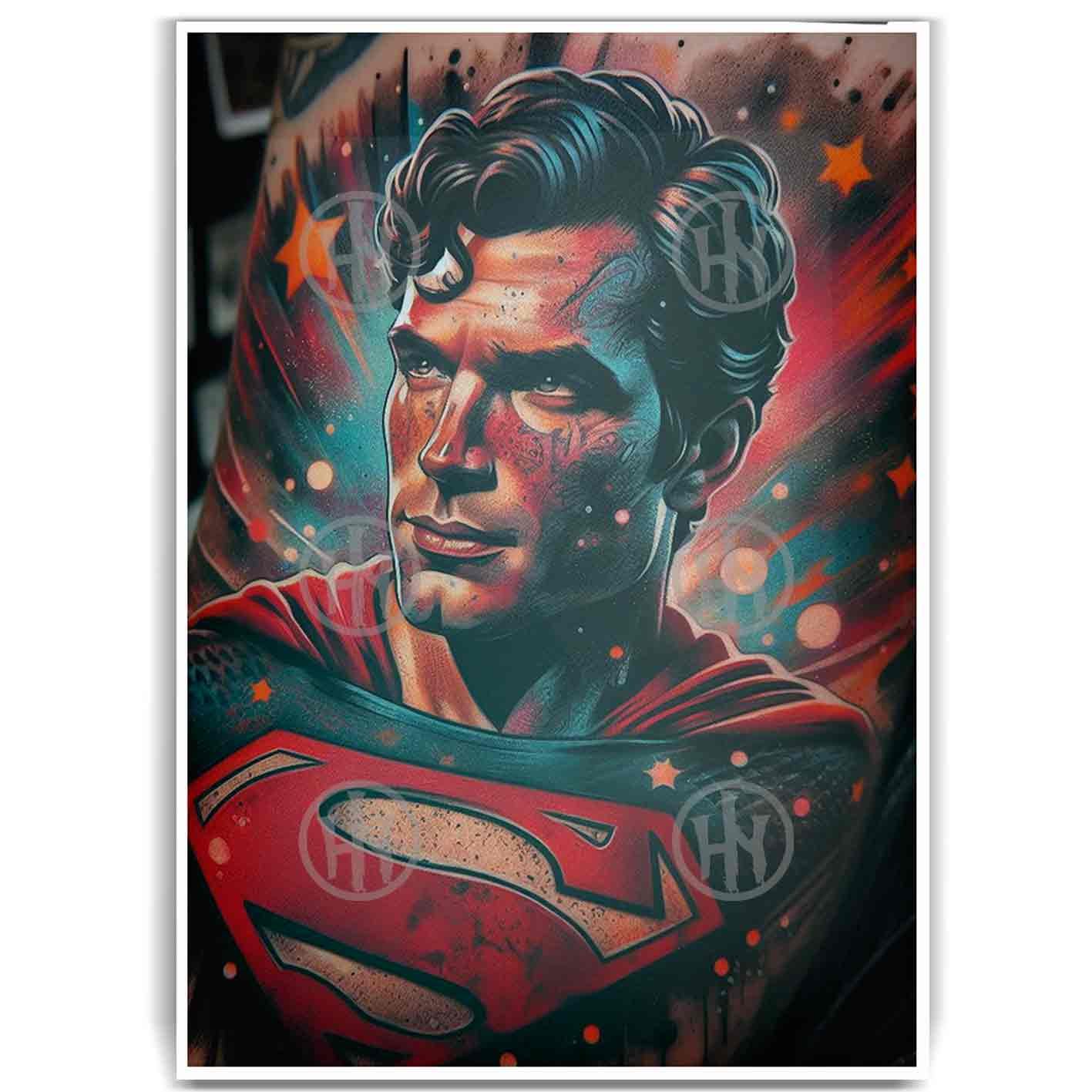 Póster, Póster Historia Nuestra, Póster Street Art, Póster Superman, Póster Tatuajes | Historia Nuestra