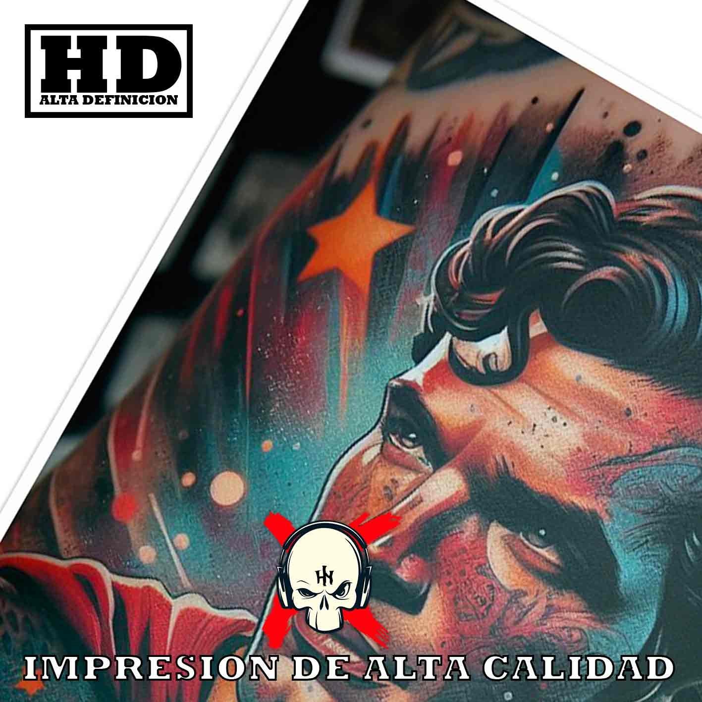 Superman Tatuajes Street Art Poster de Historia Nuest, Superman-El Póster Personalizado, Historia Nuestra