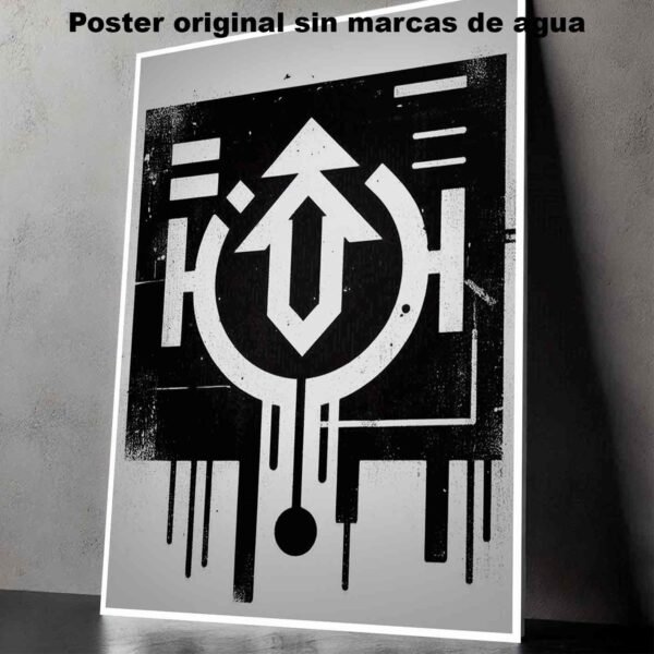 Tag Tatuajes Street Art Poster de Historia Nuestra, Tag-El Póster Personalizado, Historia Nuestra
