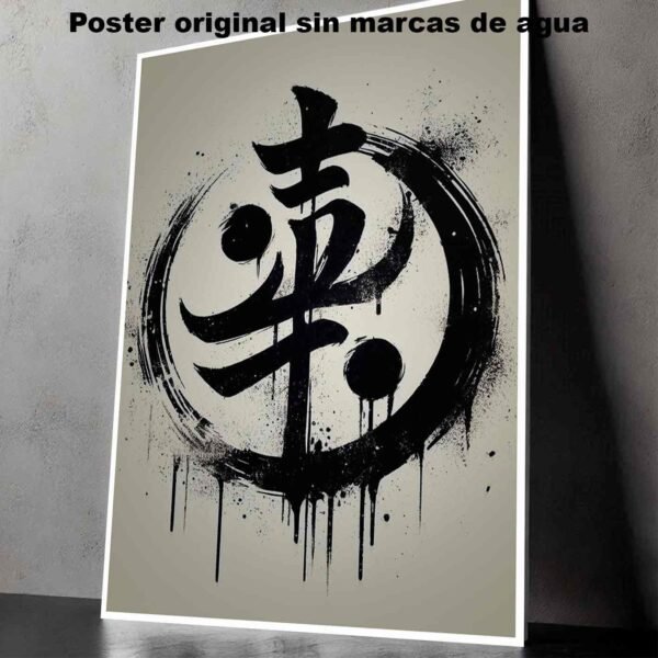 Tao Sumi e Tatuajes Estilos Poster de Historia Nuestr, Tao Sumi-e-El Póster Personalizado, Historia Nuestra