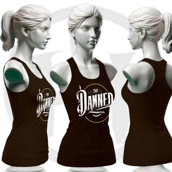 The Damned Musica Negro, The Damned Camiseta mujer Tanktop, Historia Nuestra