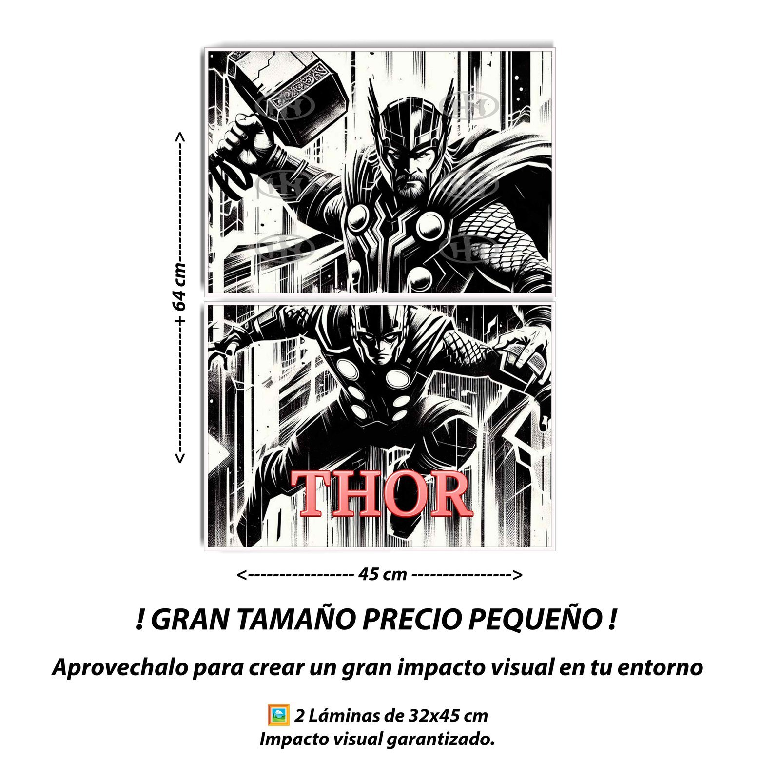 Póster, Póster Comic, Poster SuperhéroesPosters Historia Nuestra, Póster Thor | Historia Nuestra