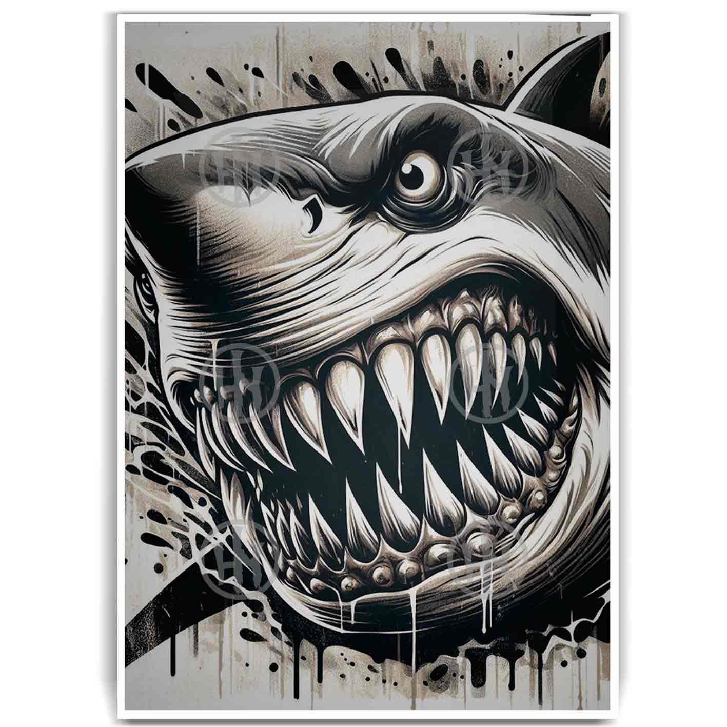 Póster, Póster Estilos, Póster Historia Nuestra, Póster Tatuajes, Póster Tiburon | Historia Nuestra