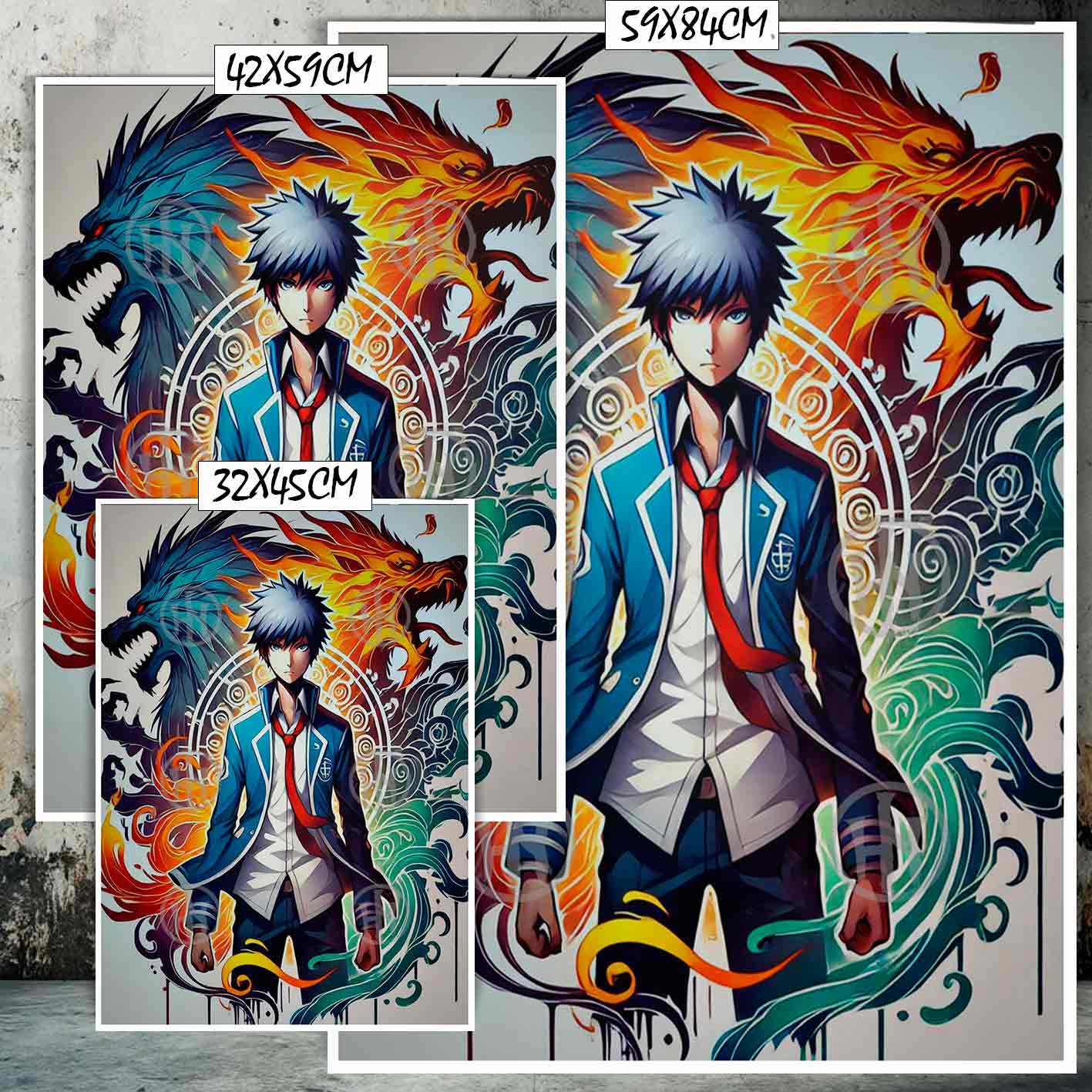 Touma Kamijou A Certain Magical Index Manga Ciencia ficción, Touma Kamijou A Certain Magical Index-El Póster Personalizado, Historia Nuestra