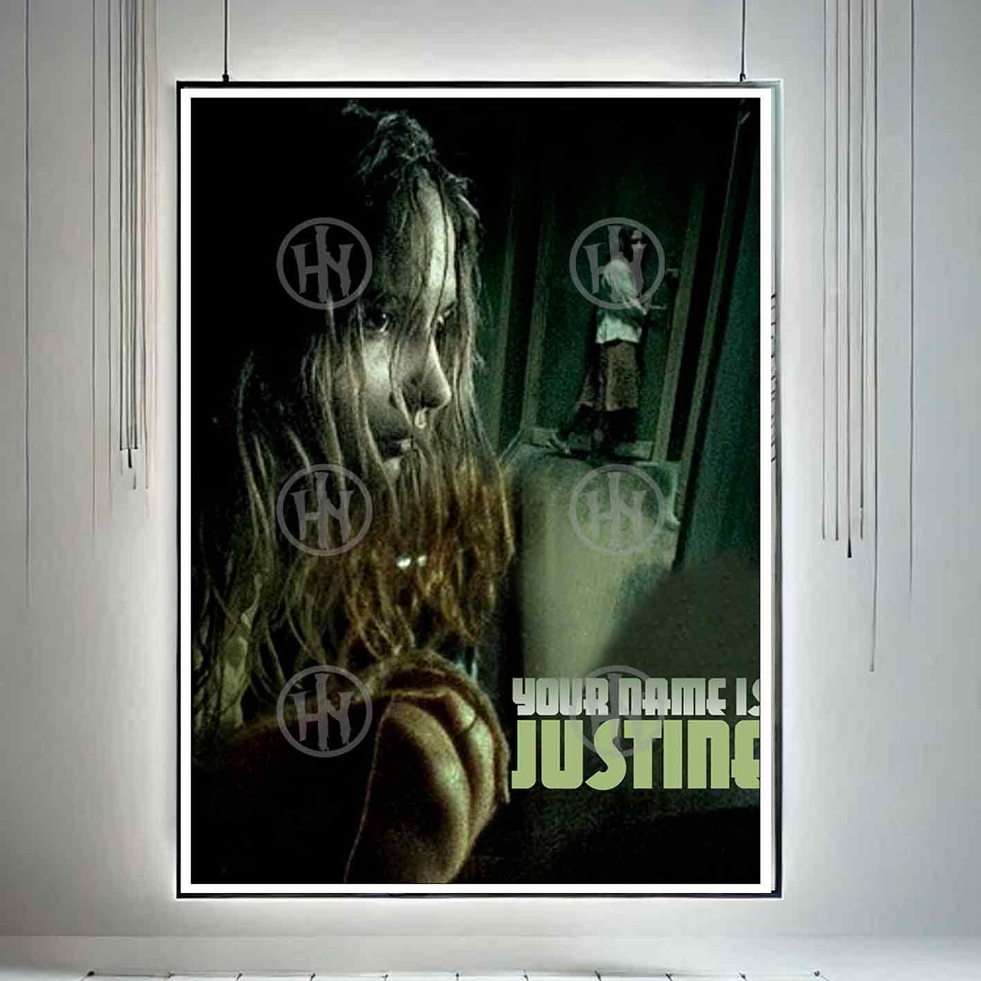 Hanna Poster Castle Rock de Historia Nuestra, Tu nombre es Justine-El Póster Personalizado, Historia Nuestra