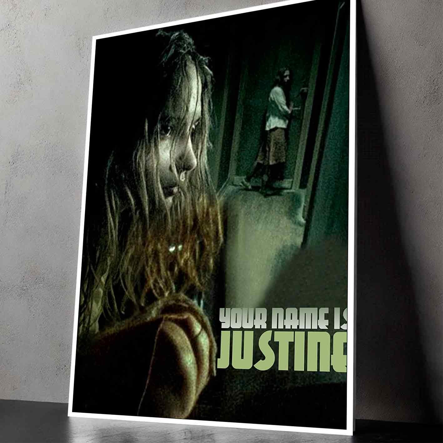 Hanna Poster Castle Rock de Historia Nuestra, Tu nombre es Justine-El Póster Personalizado, Historia Nuestra