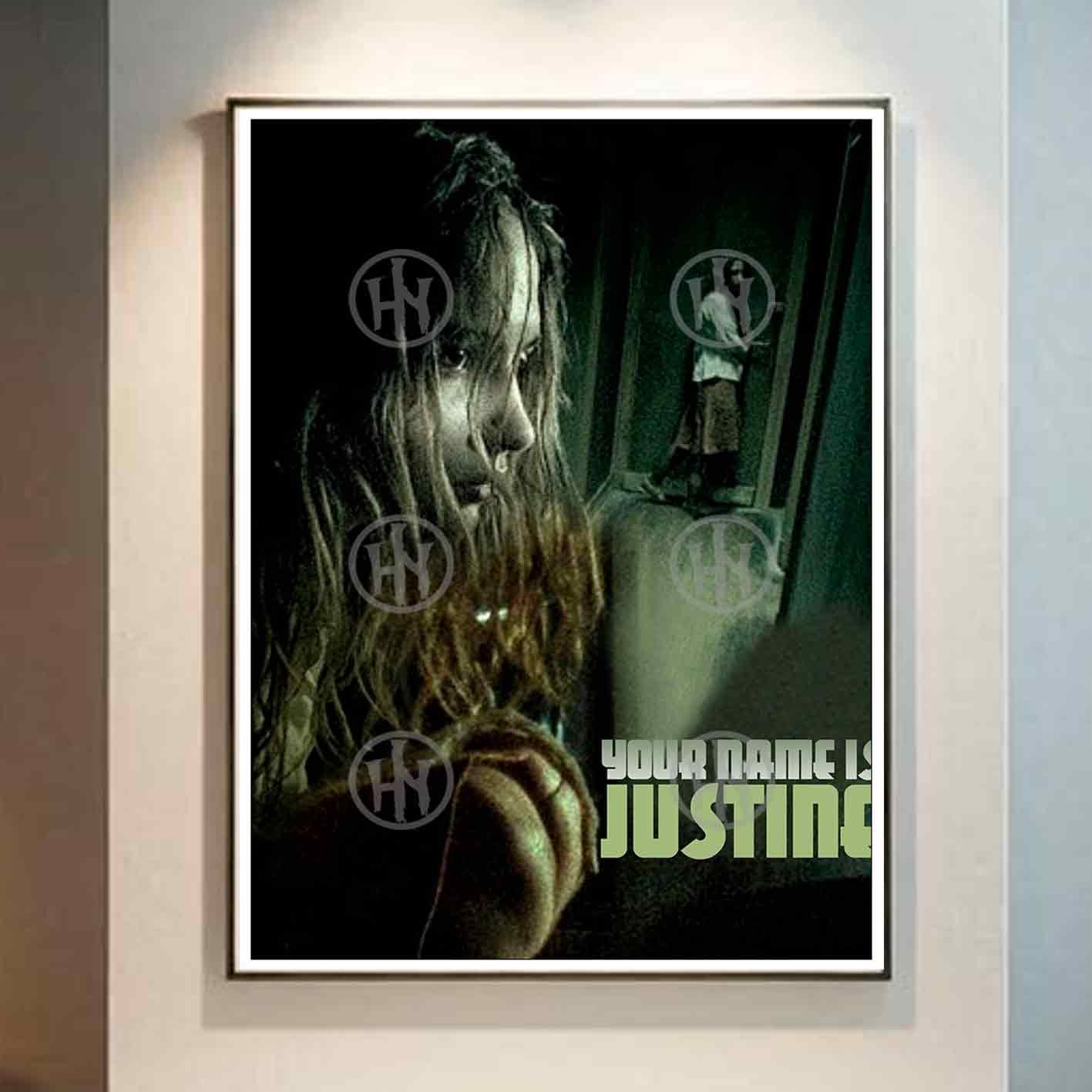 Hanna Poster Castle Rock de Historia Nuestra, Tu nombre es Justine-El Póster Personalizado, Historia Nuestra