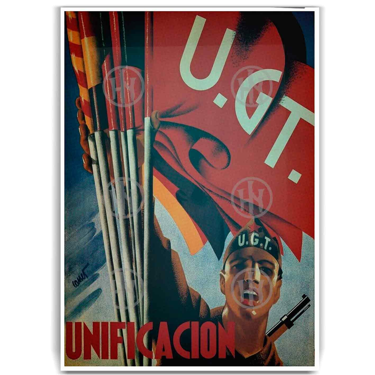 Póster, Poster CartelesPosters Historia Nuestra, Póster Historia, Poster U.G.T. | Historia Nuestra