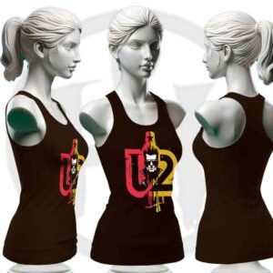 U Musica Negro, U2 Camiseta mujer Tanktop, Historia Nuestra