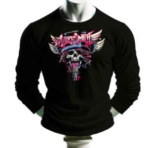 Aerosmith Musica Negro, Aerosmith Camiseta unisex manga larga, Historia Nuestra
