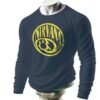 Nirvana Musica Azul Marino, Nirvana Camiseta unisex manga larga, Historia Nuestra