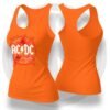 AC_DC Camiseta Tanktop - Naranja, S | | Historia Nuestra | Historia Nuestra