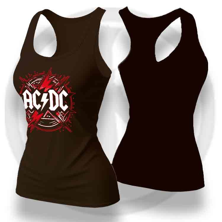 AC_DC Camiseta Tanktop - Negro, S | | Historia Nuestra | Historia Nuestra