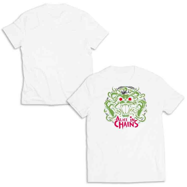 Alice in Chains Camiseta O-Neck - Blanco, S | | Historia Nuestra | Historia Nuestra