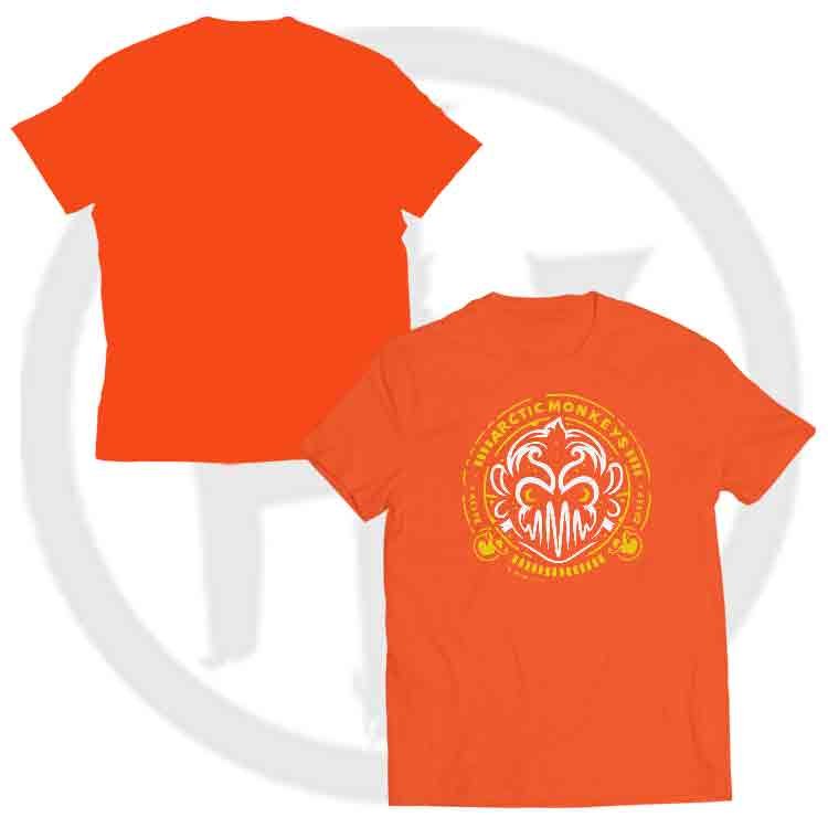 Arctic Monkeys Camiseta O-Neck - Naranja, S | | Historia Nuestra | Historia Nuestra