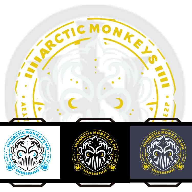 Arctic Monkeys - Camiseta cuello redondo manga corta hombre, uni